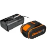 Akku-Starter-Set Akku 20V / 4,0 Ah und Ladegerät 14,4-20V - WA3604