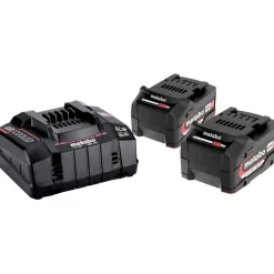 Akku-Starter-Set 2 x 5,2 Ah mit Ladegerät