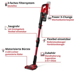 Akku-Stielstaubsauger 'TE-SV 18 Li-FLX-Solo' 18 V ohne Akku und Ladegerät