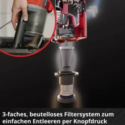 Akku-Stielstaubsauger 'TE-SV 18 Li-Solo' 18 V