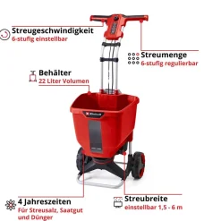 Akku-Streuwagen 'GE-SR 18/22 Li-Solo' ohne Akku und Ladegerät, 22 l