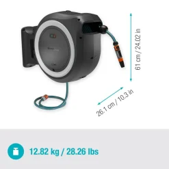 Akku-Wand-Schlauchbox 'PowerRoll XXL' 18 V 40 m