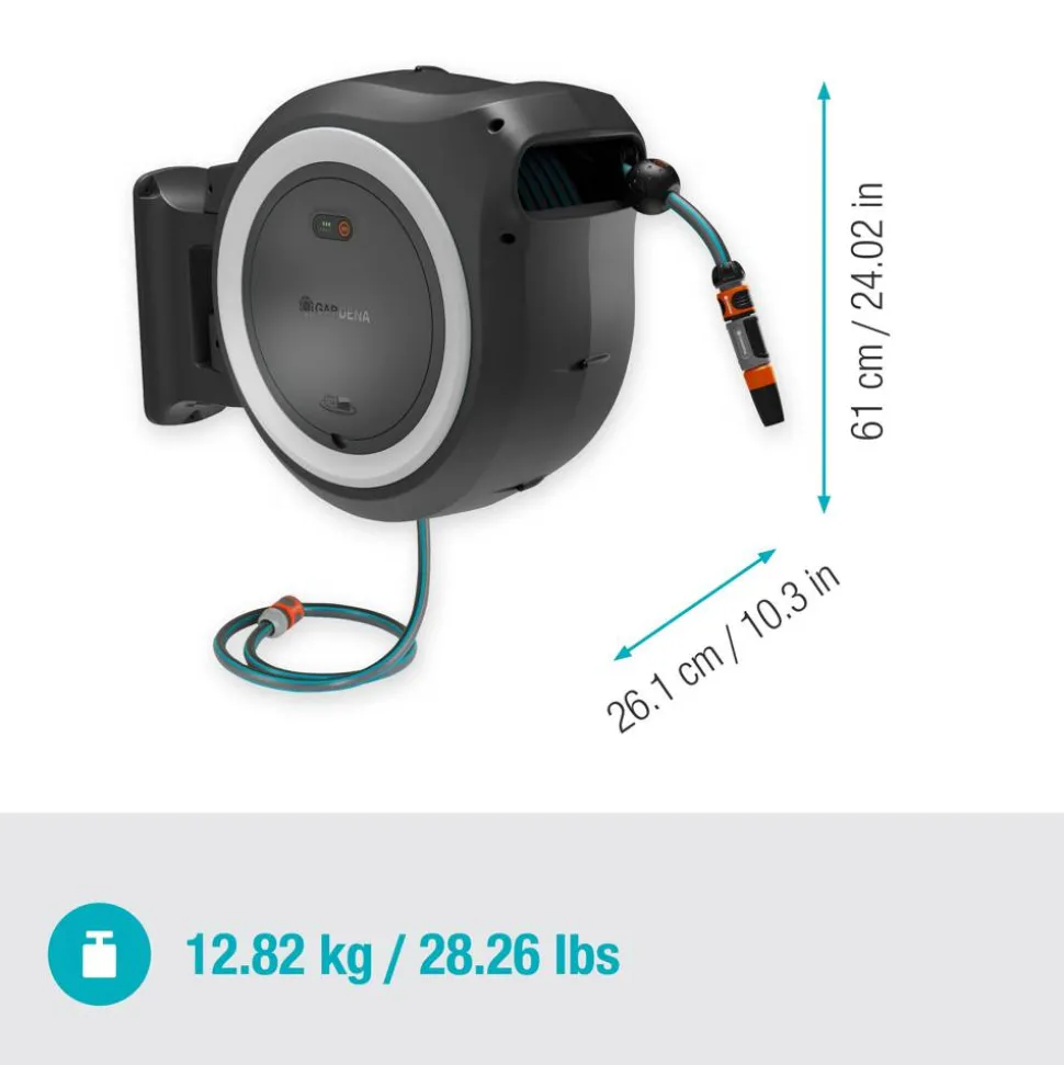 Akku-Wand-Schlauchbox 'PowerRoll XXL' 18 V 40 m