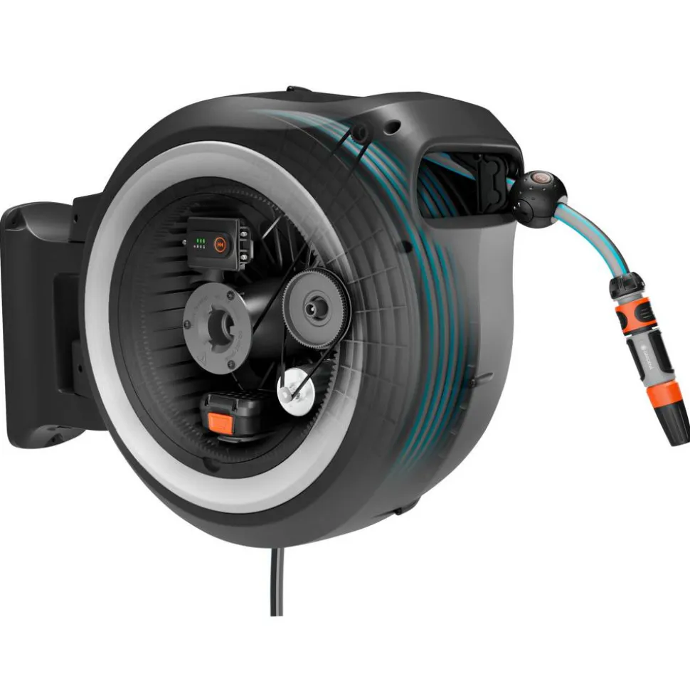 Akku-Wand-Schlauchbox 'PowerRoll XXL' 18 V 40 m