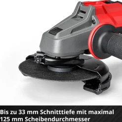 Akku-Winkelschleifer 'AXXIO 18/125' 8500 r/min
