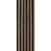 Akustikpaneel 3D 'Amalfi' Eiche/anthrazit 2400 x 561 x 25 mm