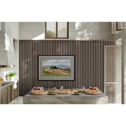 Akustikpaneel 3D 'Amalfi' Eiche/anthrazit 2400 x 561 x 25 mm