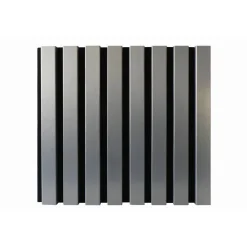 Akustikpaneel 'Edelstahl' 2400 x 561 x 19 mm