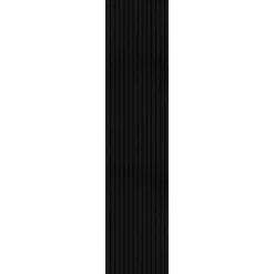 Akustik-Paneel Lederoptik schwarz 2400 x 561 x 19 mm