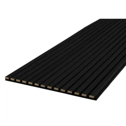 Akustik-Paneel schwarz matt 2400 x 561 x 19 mm