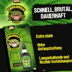 Alleskleber 'Crocodile Power' transparent 50 g