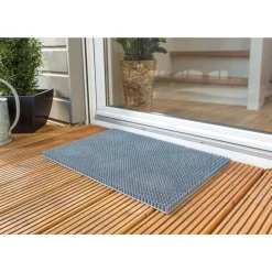 Allwettermatte grau 60 x 40 cm