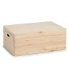 Allzweckkiste holzfarben 60 x 23,7 x 40 cm