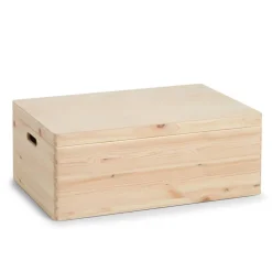 Allzweckkiste holzfarben 60 x 23,7 x 40 cm