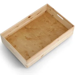Allzweckkiste holzfarben 60 x 14,5 x 40 cm