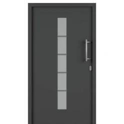 Alu-Kunststoffhaustür 'Calgary' 1000 x 2000 mm DIN R