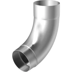 Aluminium-Fallrohrbogen 72° Ø 6 cm
