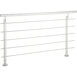 Aluminiumgeländer-Set AB6 1,5 m