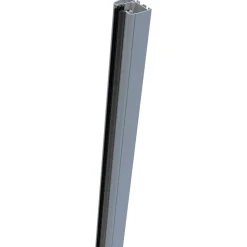 Aluminium-Klemmschiene 'Ambiente' links silbergrau 93,5 cm