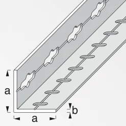 Alu-Winkelprofil blank 2,35 x 2,35 cm