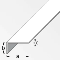 Aluwinkel 3,5 x 2 x 0,2 cm