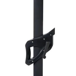 Ampelschirm 'Kos' grau 295 x 295 cm