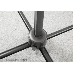 Ampelschirm 'Rhodos Junior' drehbar/neigbar 270 x 270 cm