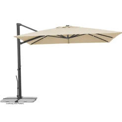 Ampelschirm 'Rhodos Smart' drehbar/neigbar 300 x 300 cm