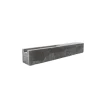 Anfangspfosten 'Standard' doppelseitig 13 x 13 x 210 cm grau