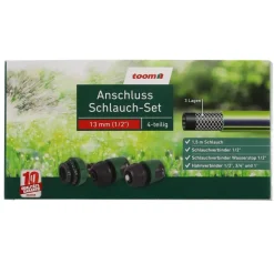 Anschluss-Schlauch-Set phthalatfrei Ø 13 mm (1/2"), 1,5 m, 3-teilig