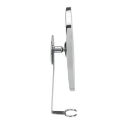 Antibeschlagspiegel Edelstahl glänzend Ø 17 cm