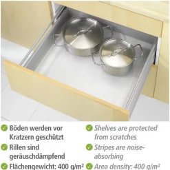 Anti-Rutsch-Matte transparent 50 x 150 cm