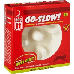Anti-Schling-Napf "Go-Slow!" Keramik weiß 300 ml