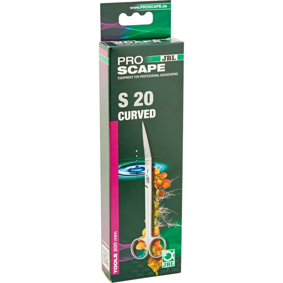 Aquascaping-Schere "Pro Scape" Stahl S 20 Curved 200 mm