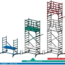 Arbeitsgerüst-Aufstockung 'ClimTec'