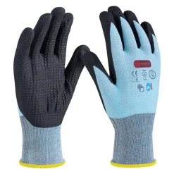 Arbeitshandschuh 'Economic Comfort Cool&Touch' blau/weiß/schwarz Größe 10/XL