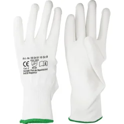 Arbeitshandschuhe "Senso Grip" Polyurethan weiß Gr. 8