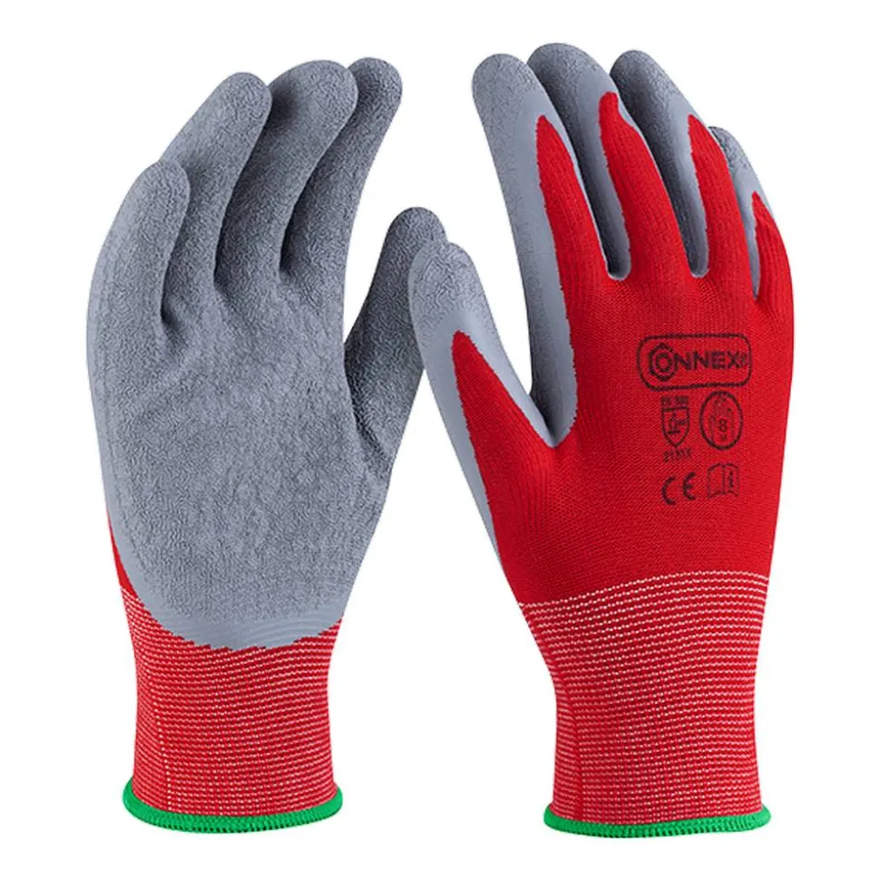Arbeitshandschuh 'Outdoor Grip' rot/grau Größe 8/M