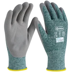 Arbeitshandschuh 'Recycled Outdoor' grün/weiß/grau Größe 10/XL