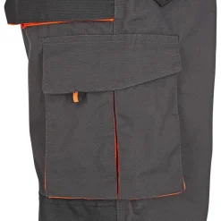 Arbeitshose grau/orange Gr. 52