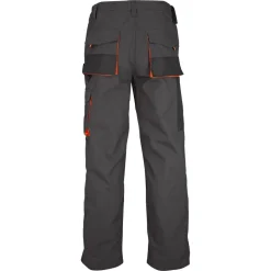 Arbeitshose grau/orange Gr. 56