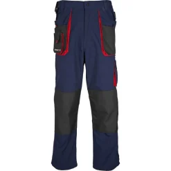 Arbeitshose marineblau/rot Gr. 54