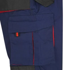 Arbeitshose marineblau/rot Gr. 56