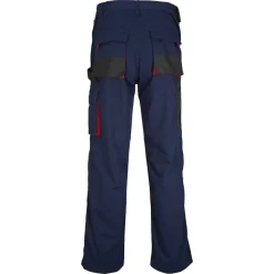 Arbeitshose marineblau/rot Gr. 56
