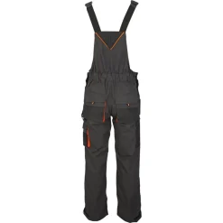 Arbeitslatzhose grau/orange Gr. 56