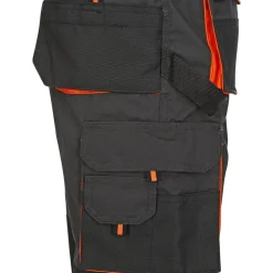 Arbeitslatzhose grau/orange Gr. 58