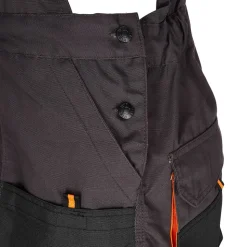 Arbeitslatzhose grau/orange Gr. 52