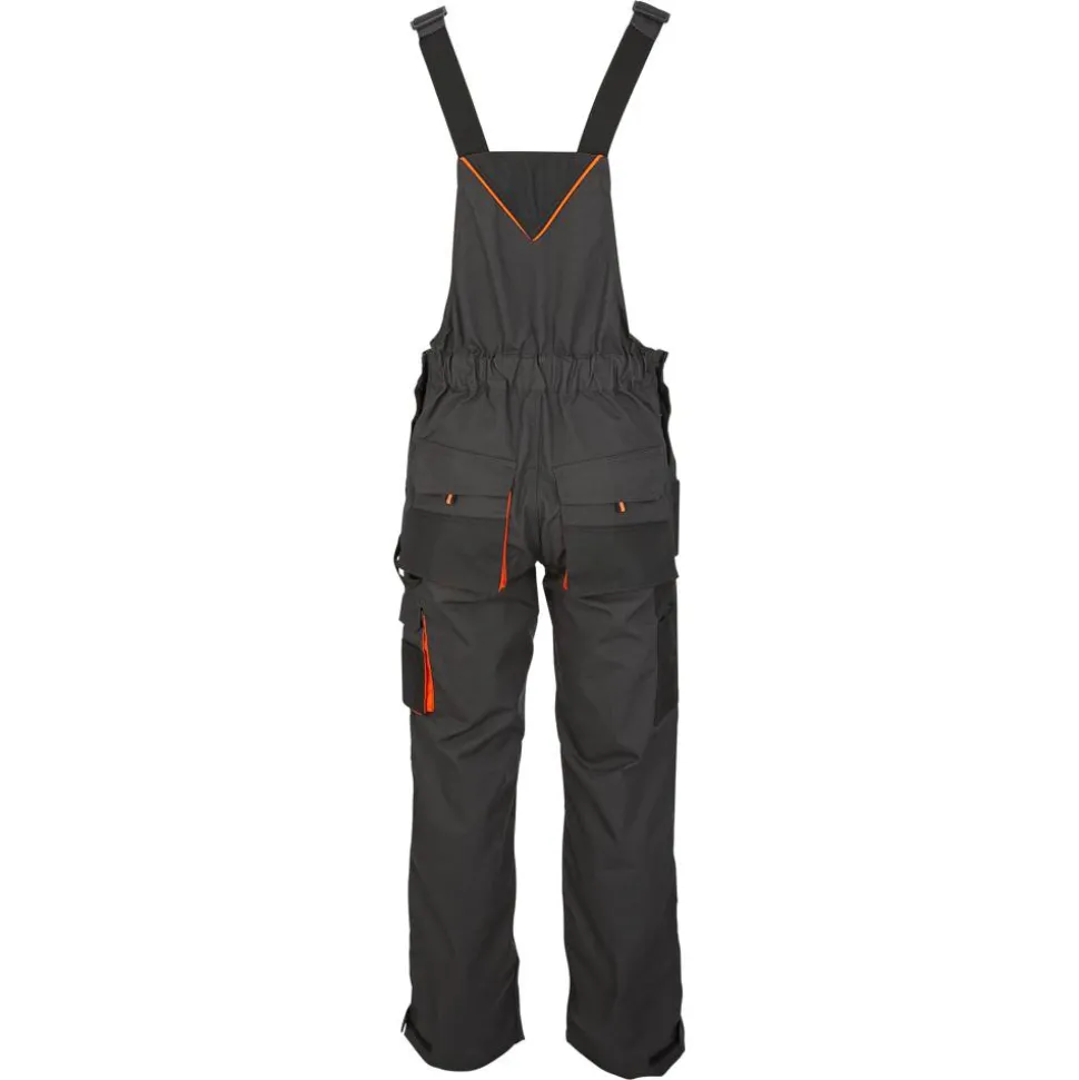 Arbeitslatzhose grau/orange Gr. 54