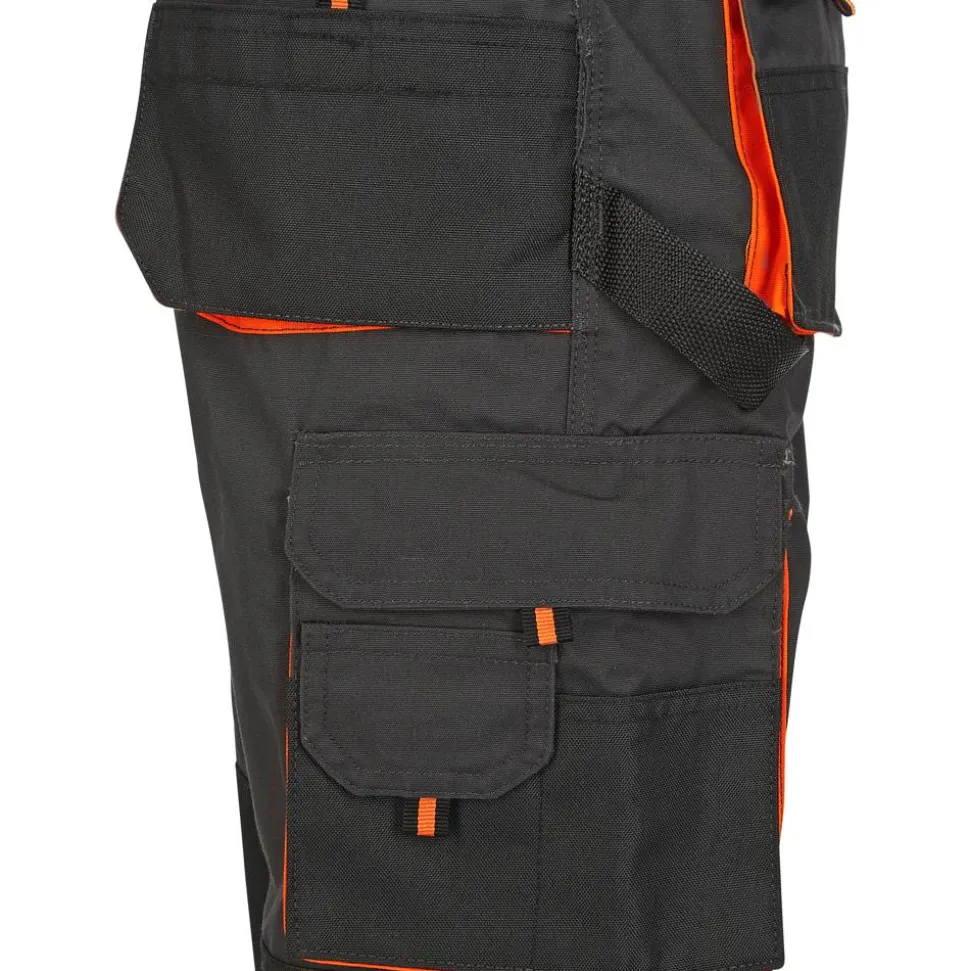 Arbeitslatzhose grau/orange Gr. 54