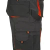 Arbeitslatzhose grau/orange Gr. 48